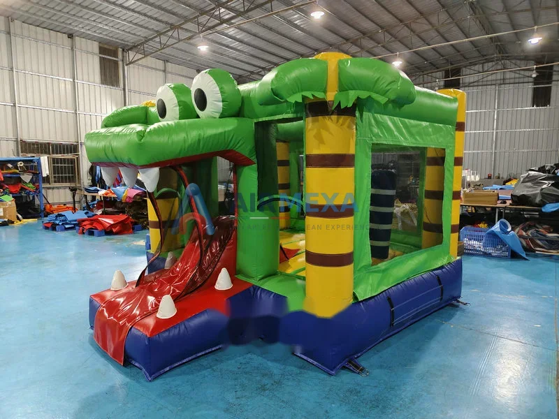 Castillo inflable mini combo circo con resbaladilla para fiestas infantiles pequeñas