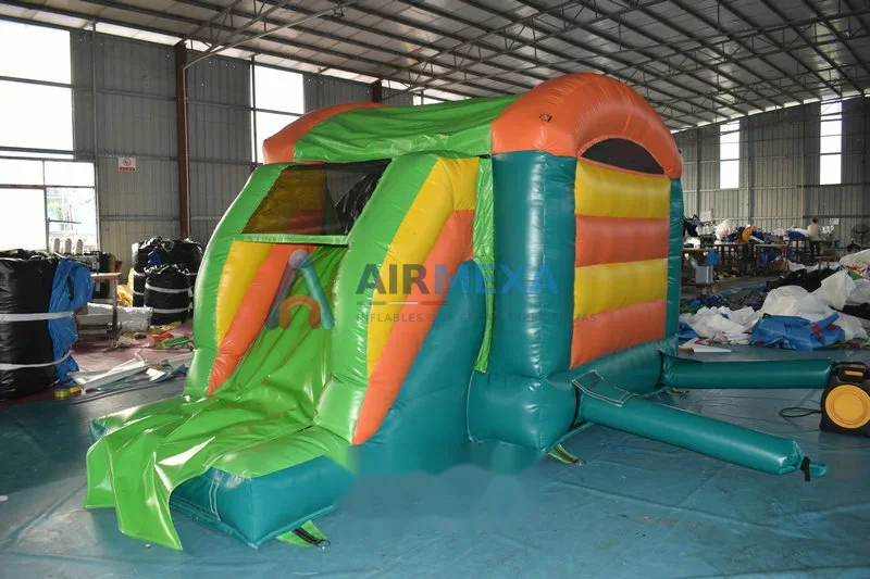 Castillo inflable temático de koala con resbaladilla para interiores