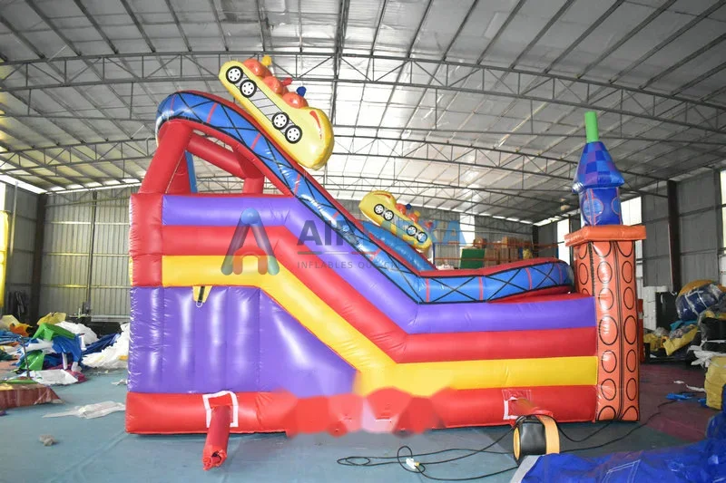 Castillo inflable combo Multiplay con resbaladilla y zona de obstáculos